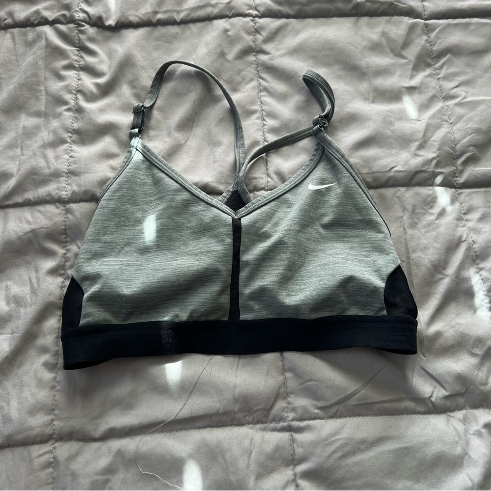 Nike, sports bra, medium, gray